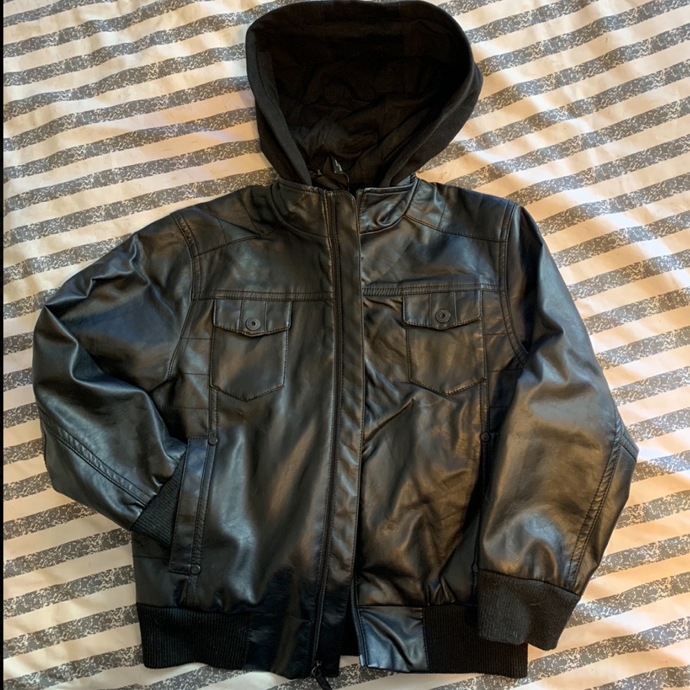 Boys Shaun White Leather looking jacket